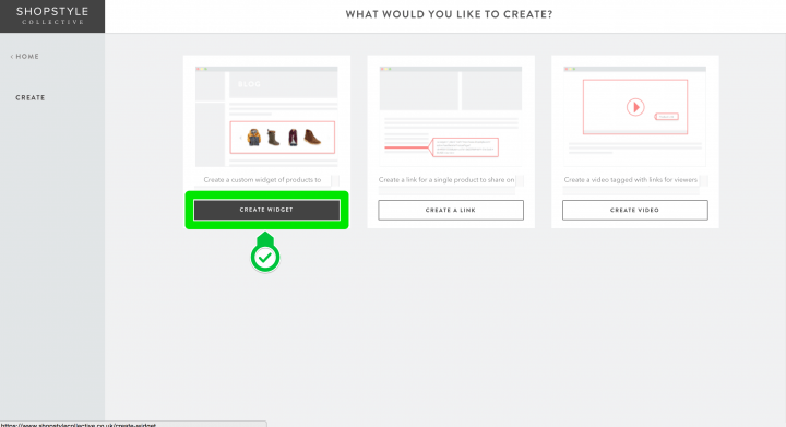 ShopStyle Collective Create Widget