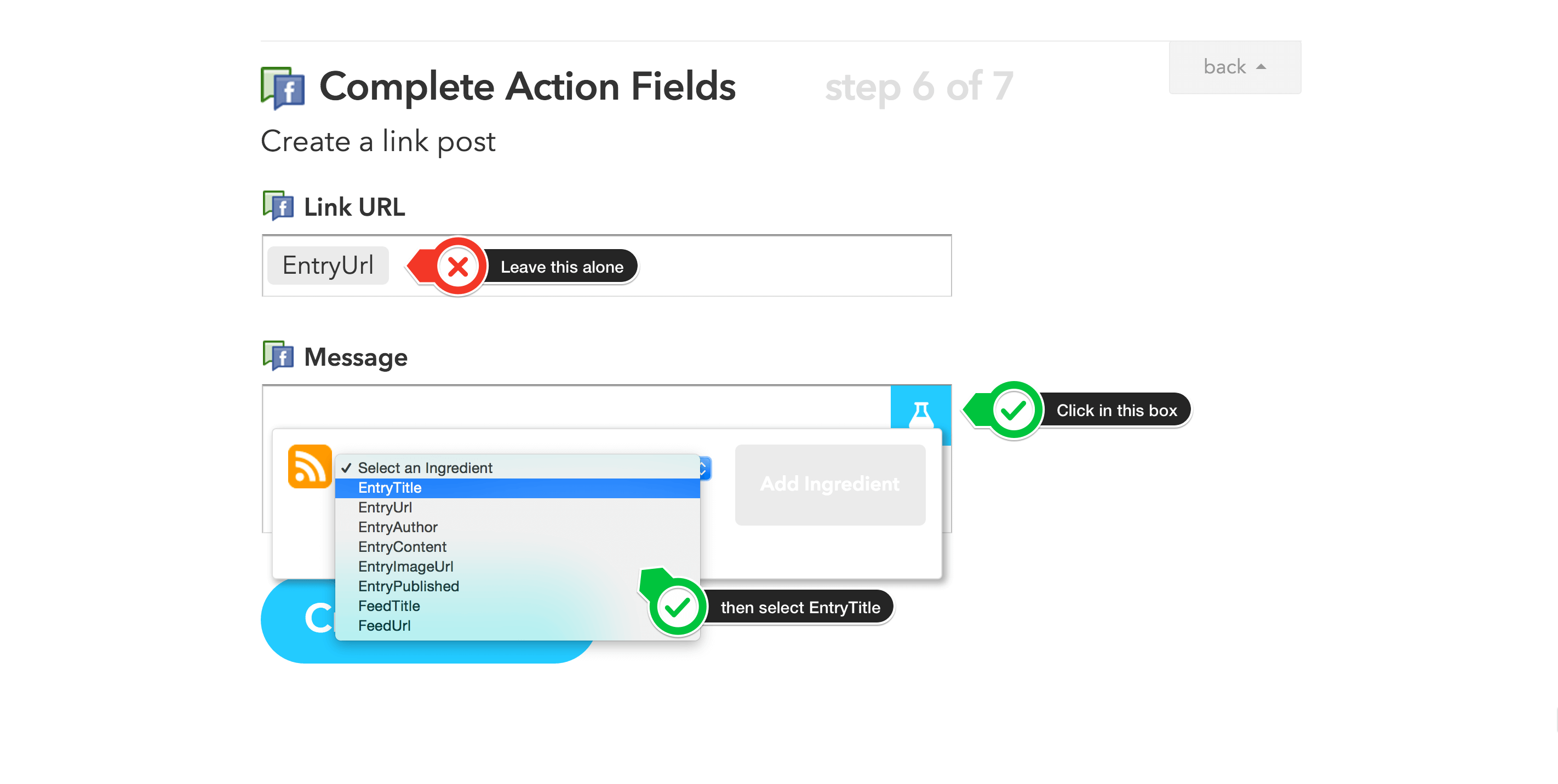 Connecting Facebook with WordPress RSS using IFTTT