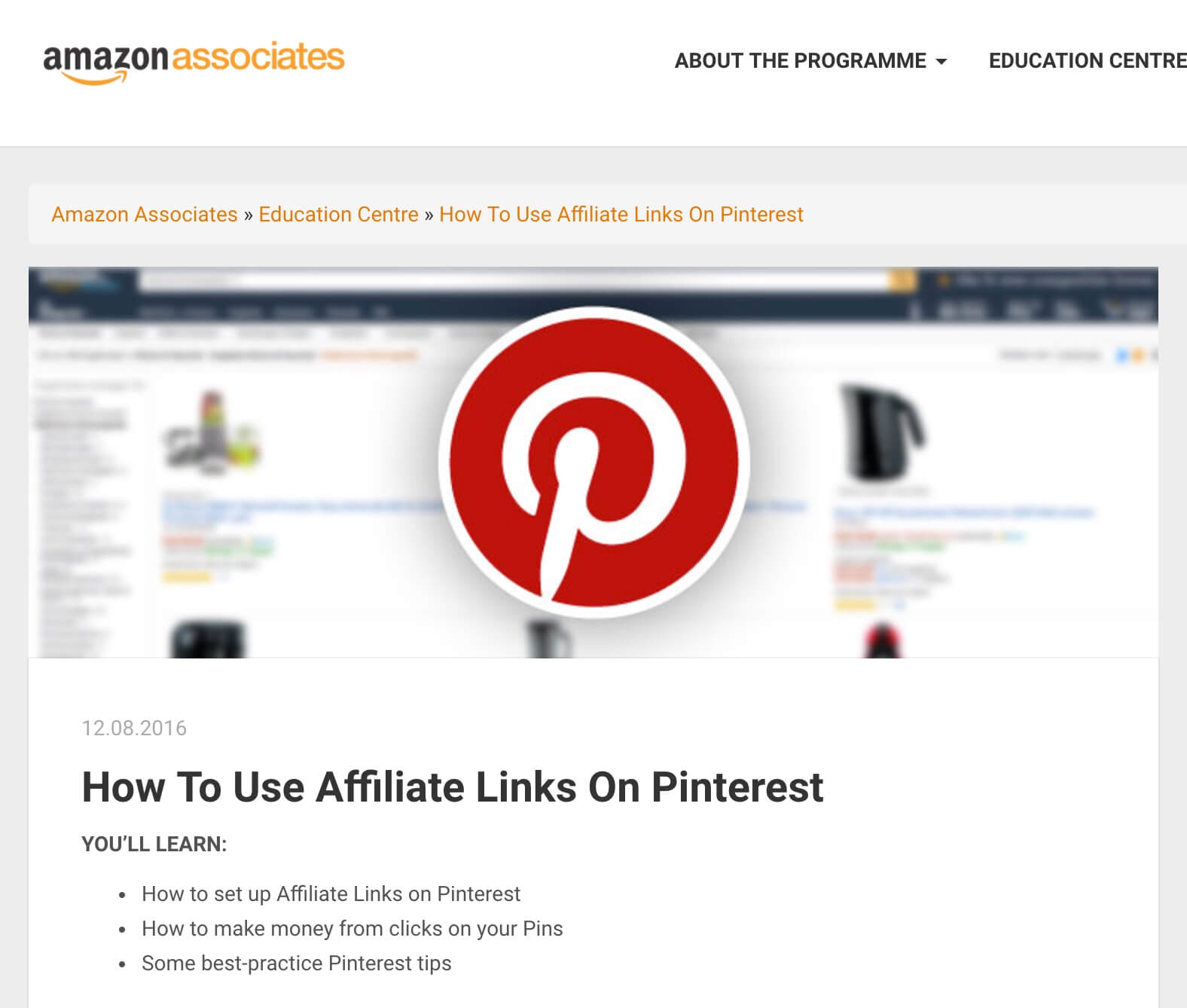 Can I Post Amazon Affiliate links to Pinterest? (Plus, HOW TO tutorial)